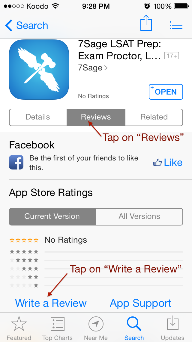 How to rate App 2